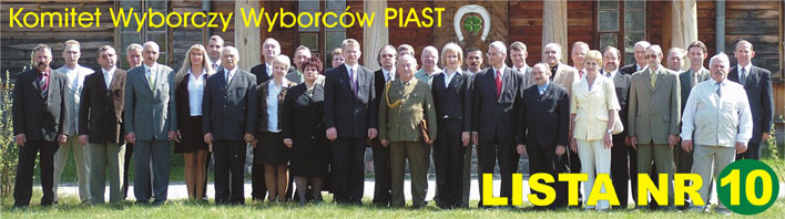 Komitet Wyborczy Wyborców PIAST - Lista Nr 10