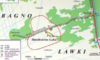 Mapa Bagna awki